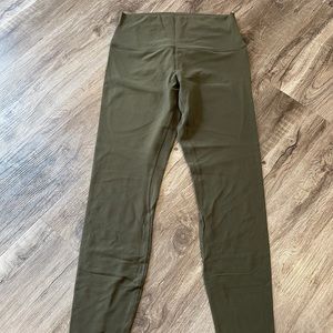 LULULEMON align dark green leggings